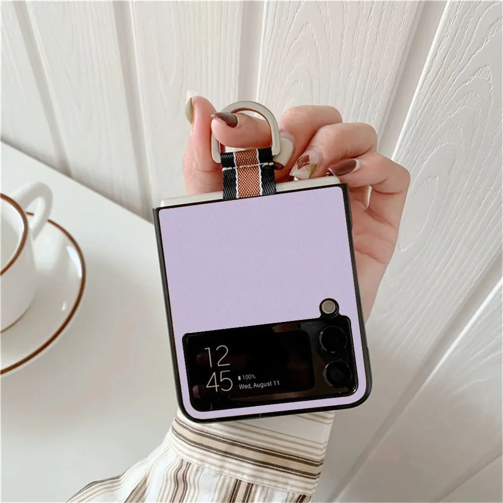 Etui Cover Składane - Samsung Galaxy Z Flip 3 - Lawendowy