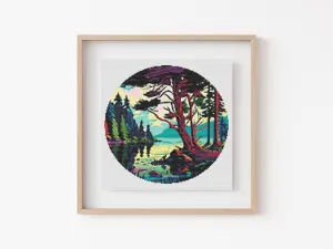 Fall Cross Stitch Pattern #1058