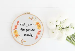 Fat Pants Cross Stitch Pattern #528