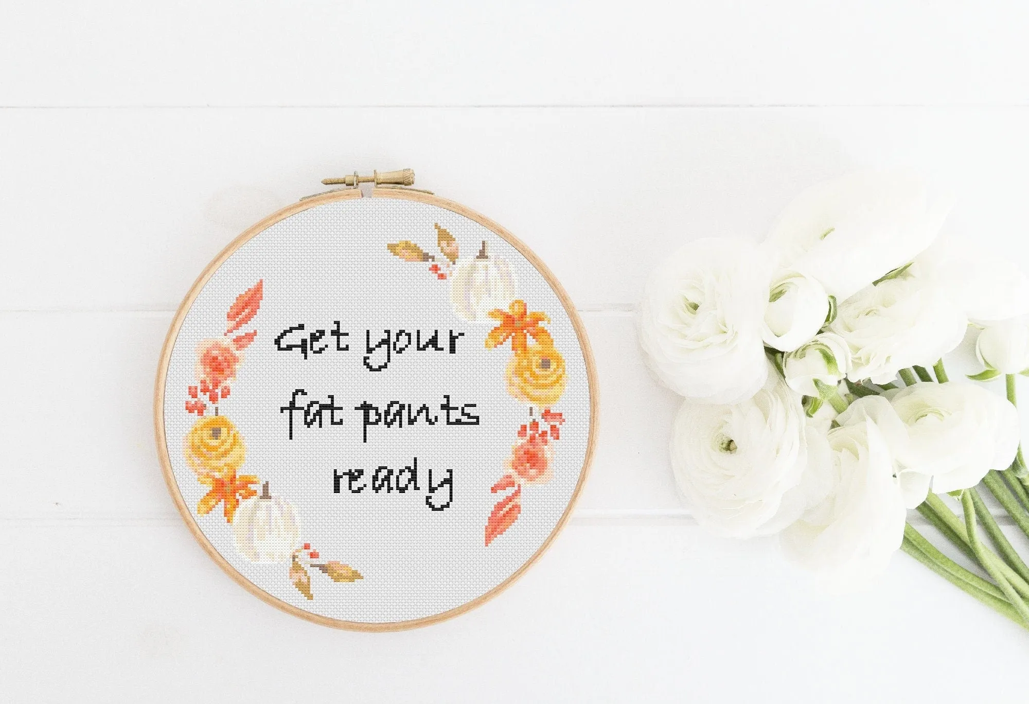 Fat Pants Cross Stitch Pattern #528