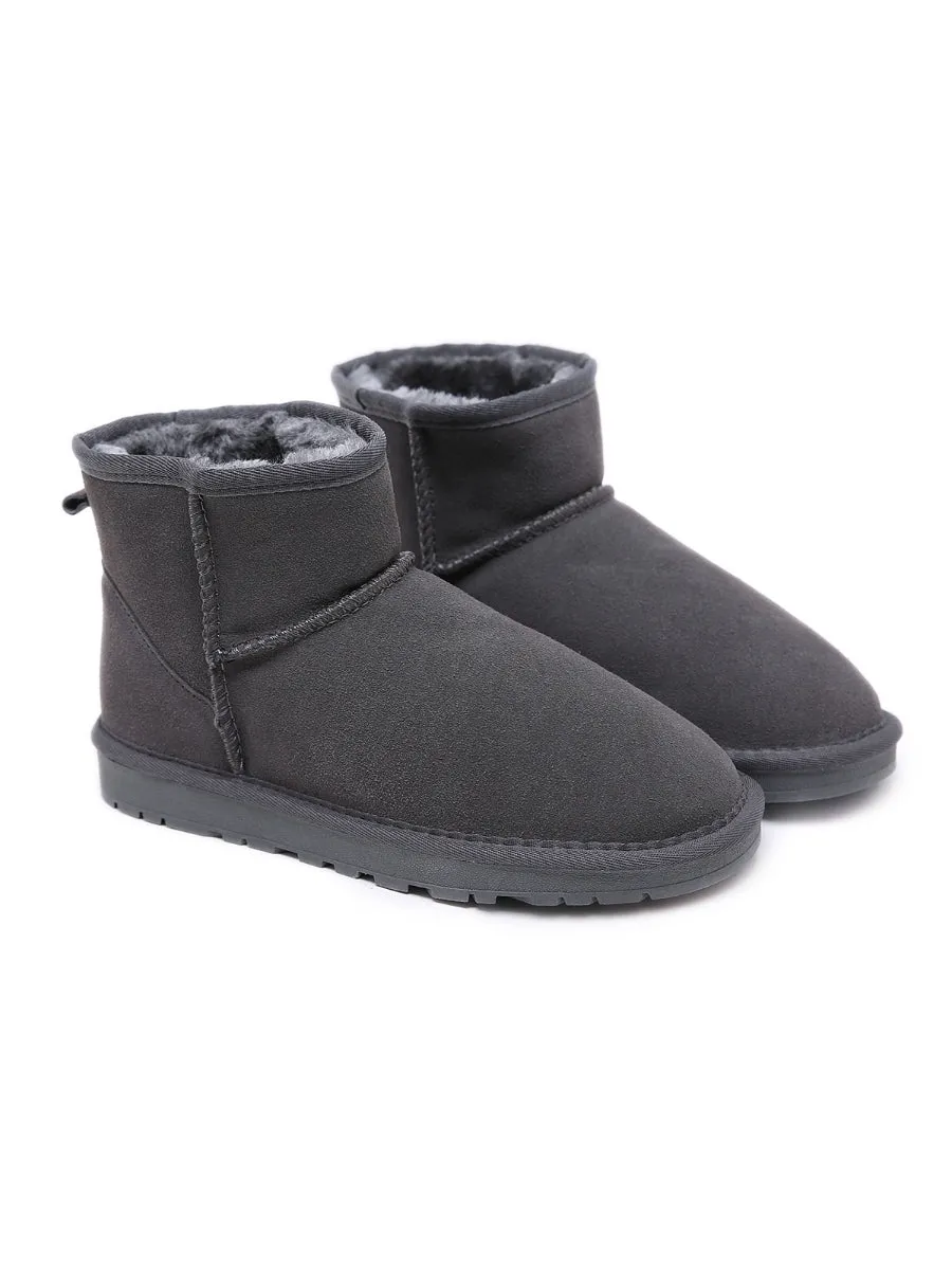 Faux Fur-Lined Ultra Mini Shearling Boots