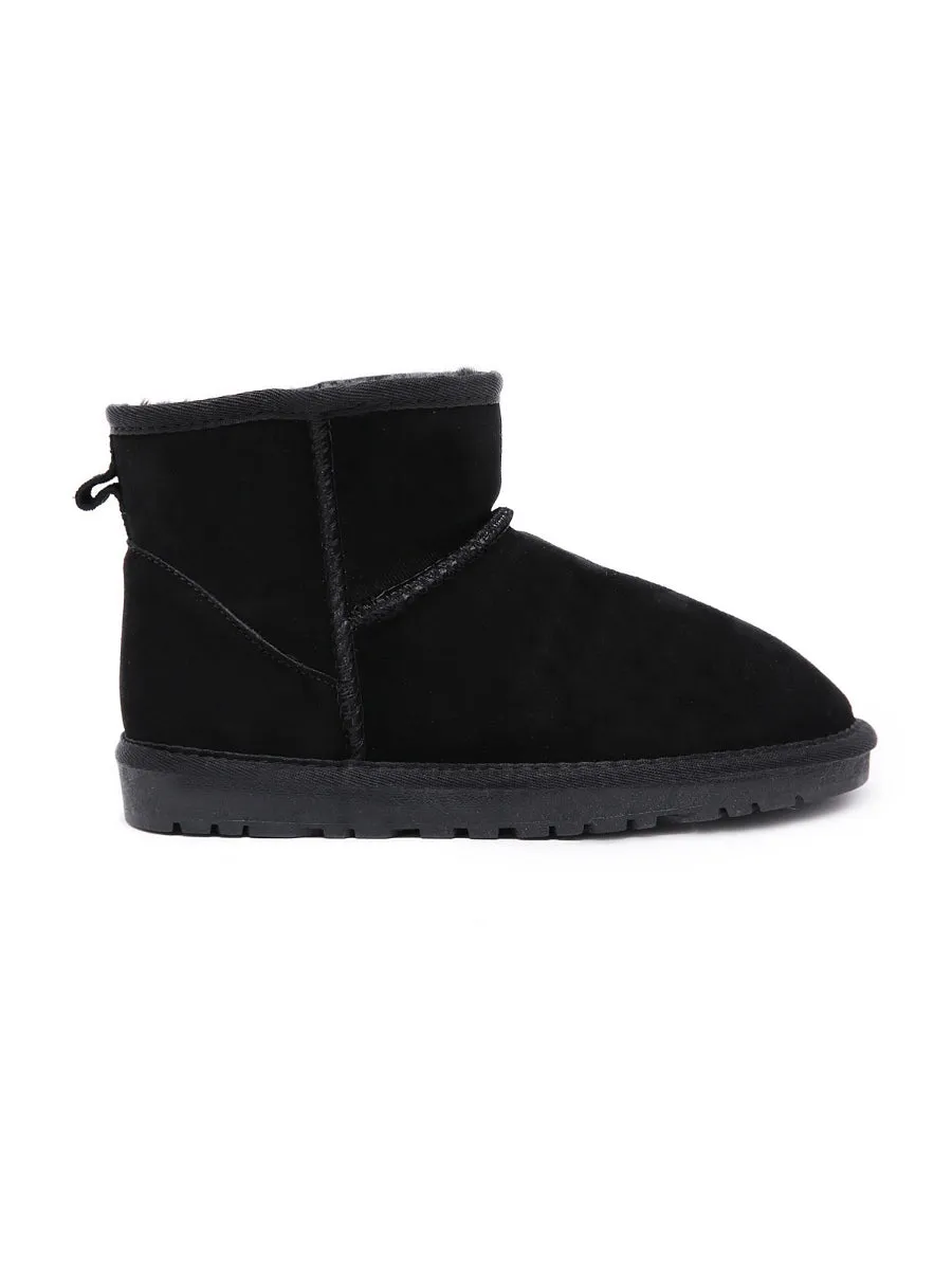 Faux Fur-Lined Ultra Mini Shearling Boots