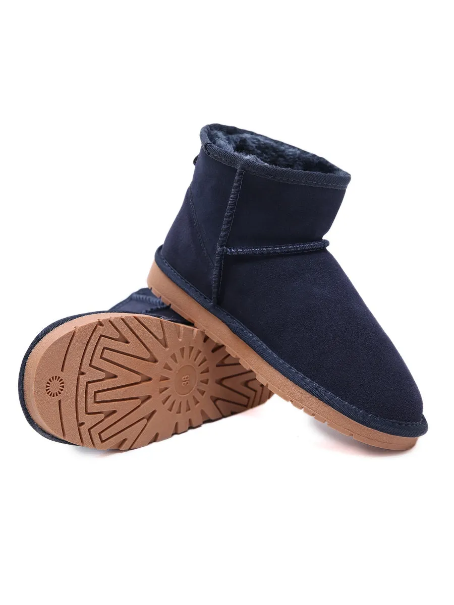 Faux Fur-Lined Ultra Mini Shearling Boots