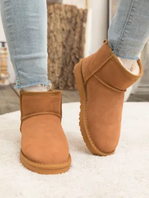Faux Fur-Lined Ultra Mini Shearling Boots
