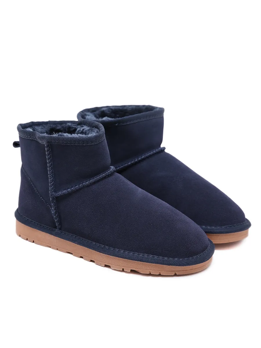 Faux Fur-Lined Ultra Mini Shearling Boots