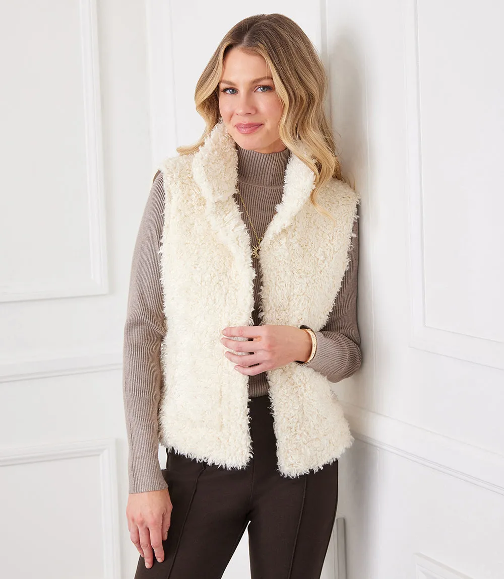 Faux Shearling Vest