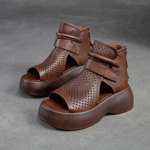 Federica - Timeless Leather Orthopedic Sandals