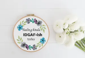 Feeling Kinda Cross Stitch Pattern #171