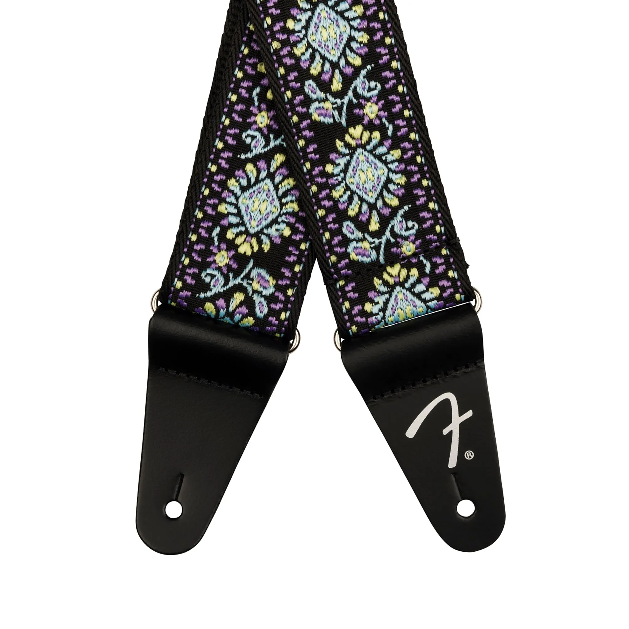 Fender Pasadena Woven Guitar Strap, Blue Lotus