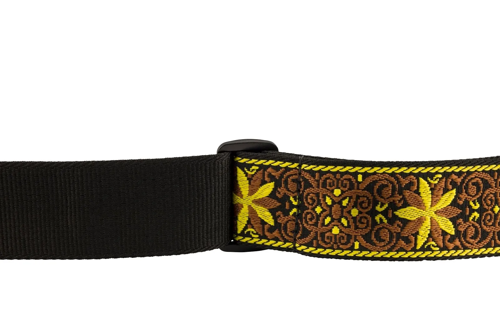 Fender Pasadena Woven Yellow Wallflower Guitar Strap
