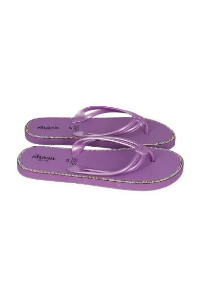 Flip Flop Chinela Nudo Brillos