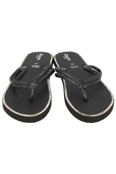 Flip Flop Chinela Nudo Brillos
