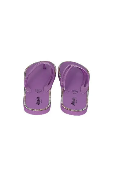 Flip Flop Chinela Nudo Brillos