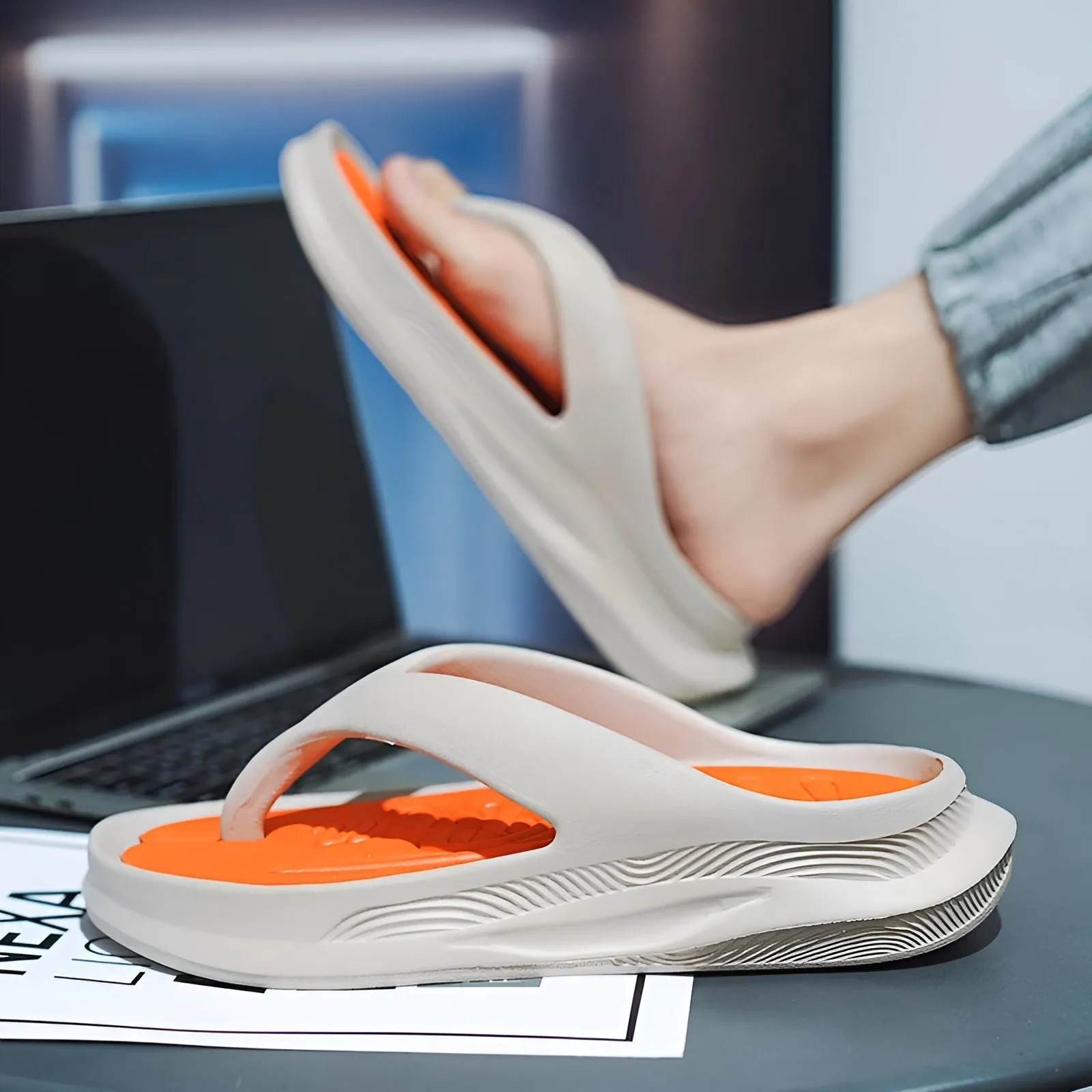 Flip Flops Herren – Elegante und Bequeme Orthopädische Slipper