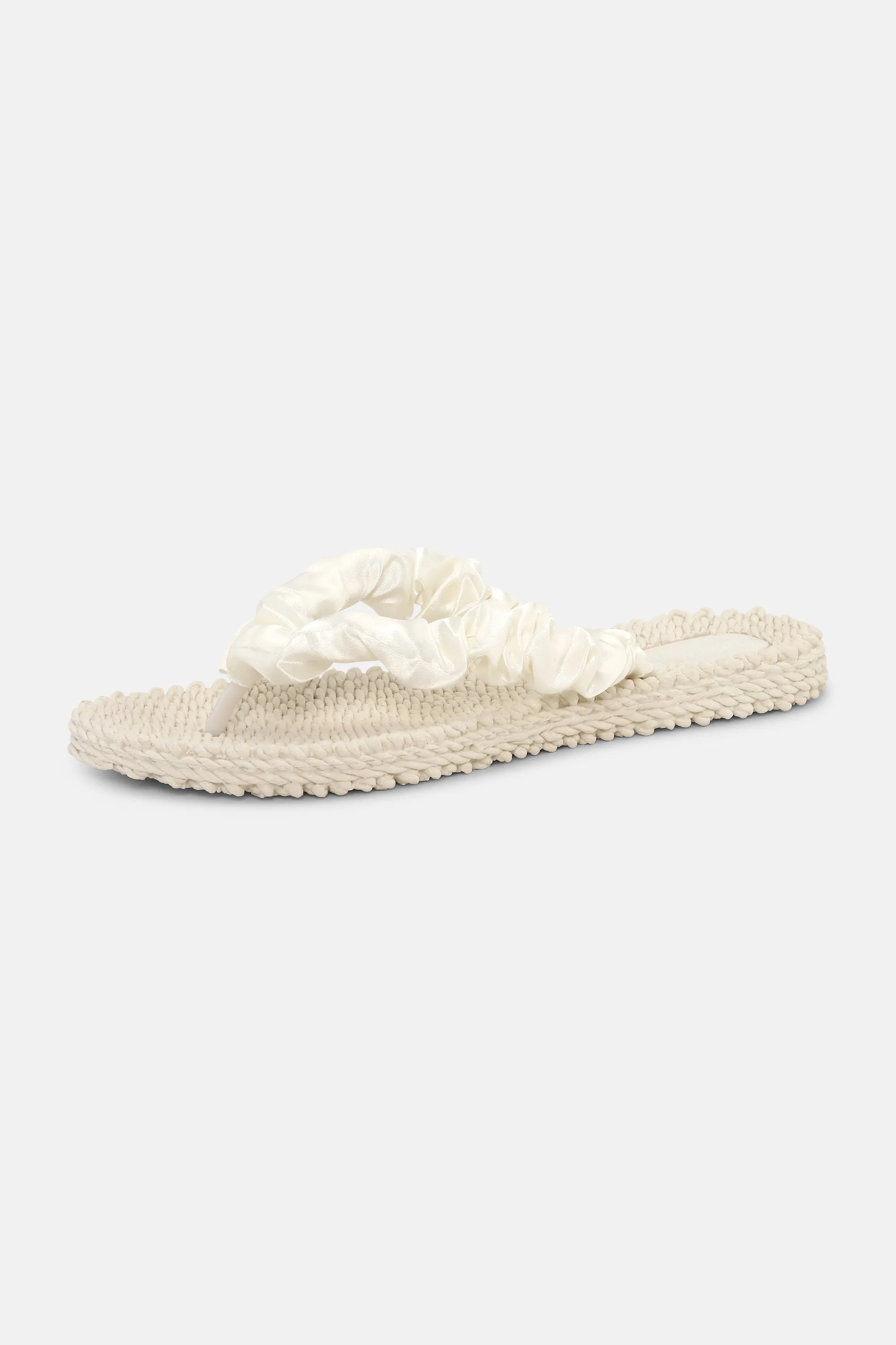 Flip-flops Tyg - Milk Creme