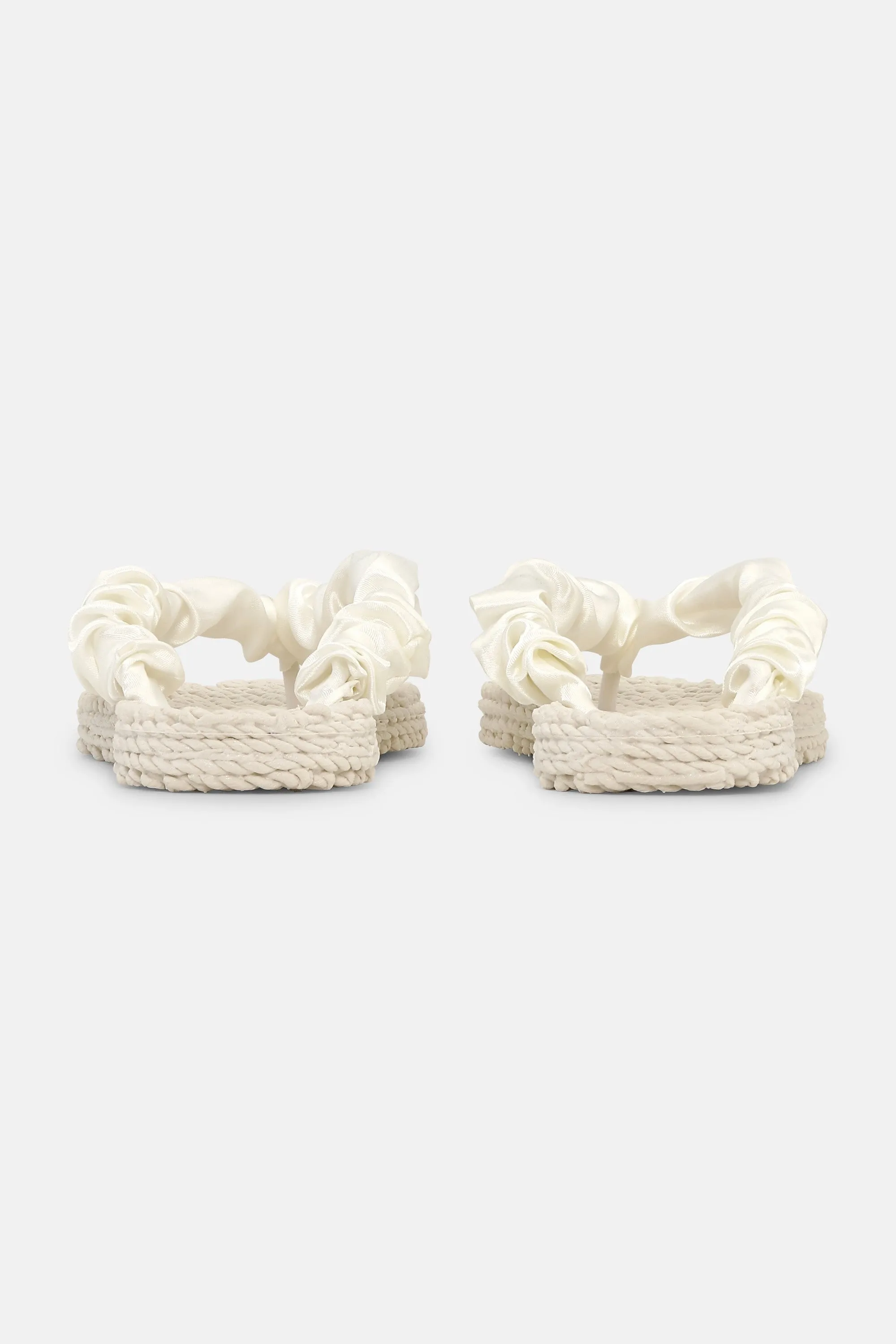 Flip-flops Tyg - Milk Creme