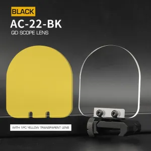 Flip-up QD Scope Lens / Sight Shield Protector - Black