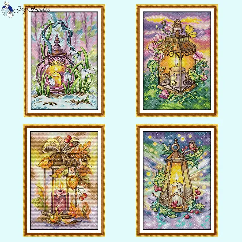 Four Seasons Lift Lamp Needlework Shop