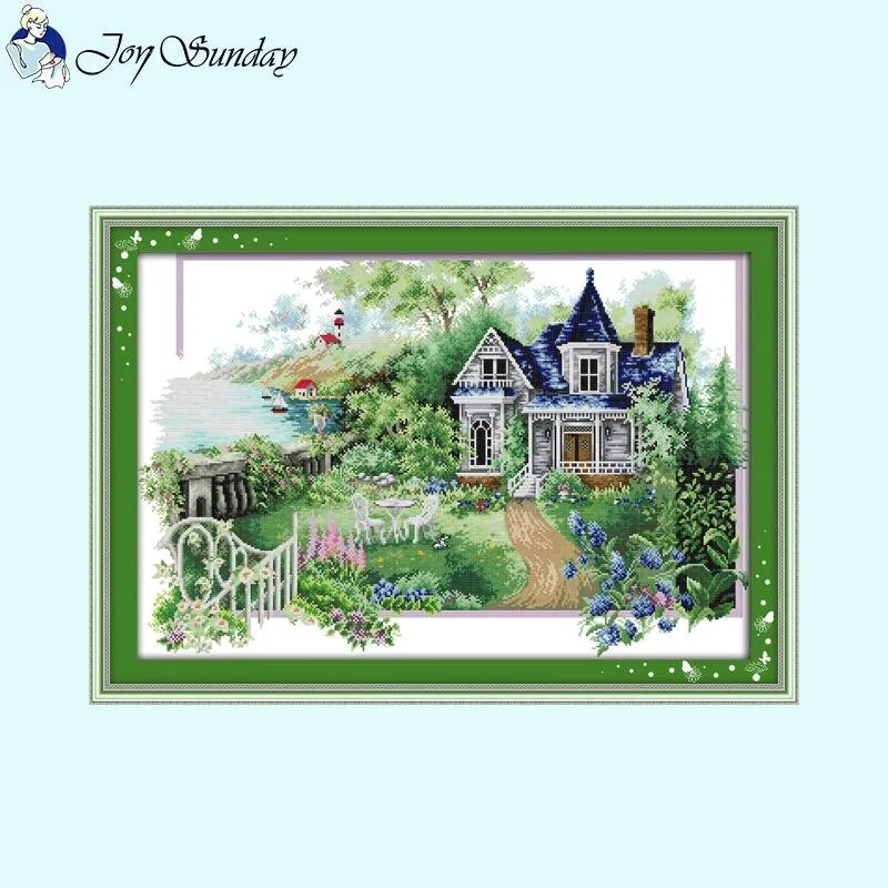 Four Seasons Scenery Cross Stitch Kits Printing
