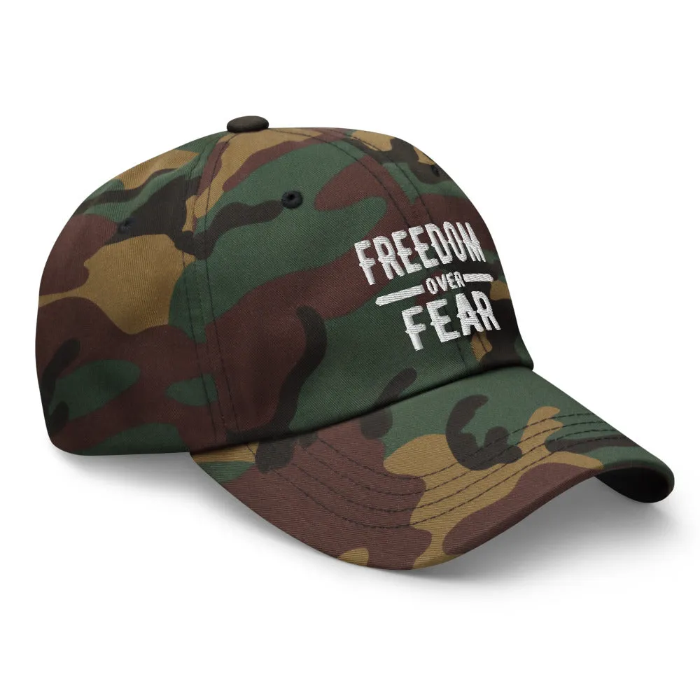 Freedom over Fear Dad hat