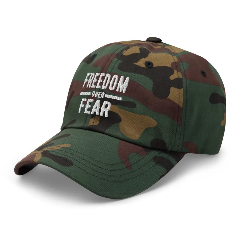 Freedom over Fear Dad hat