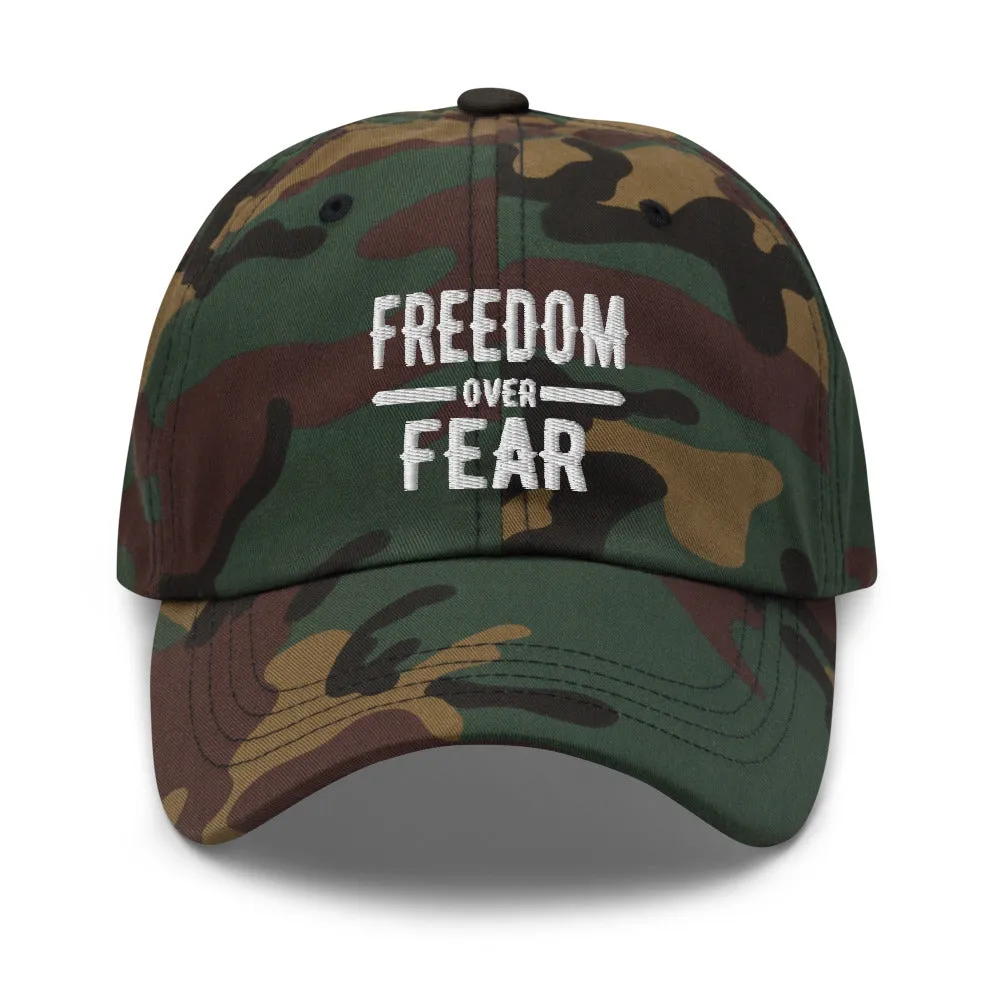 Freedom over Fear Dad hat
