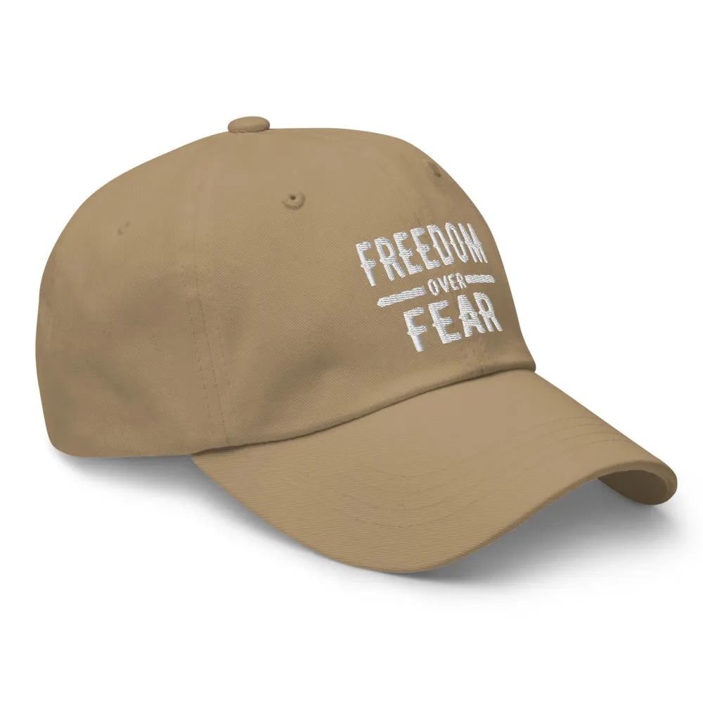 Freedom over Fear Dad hat