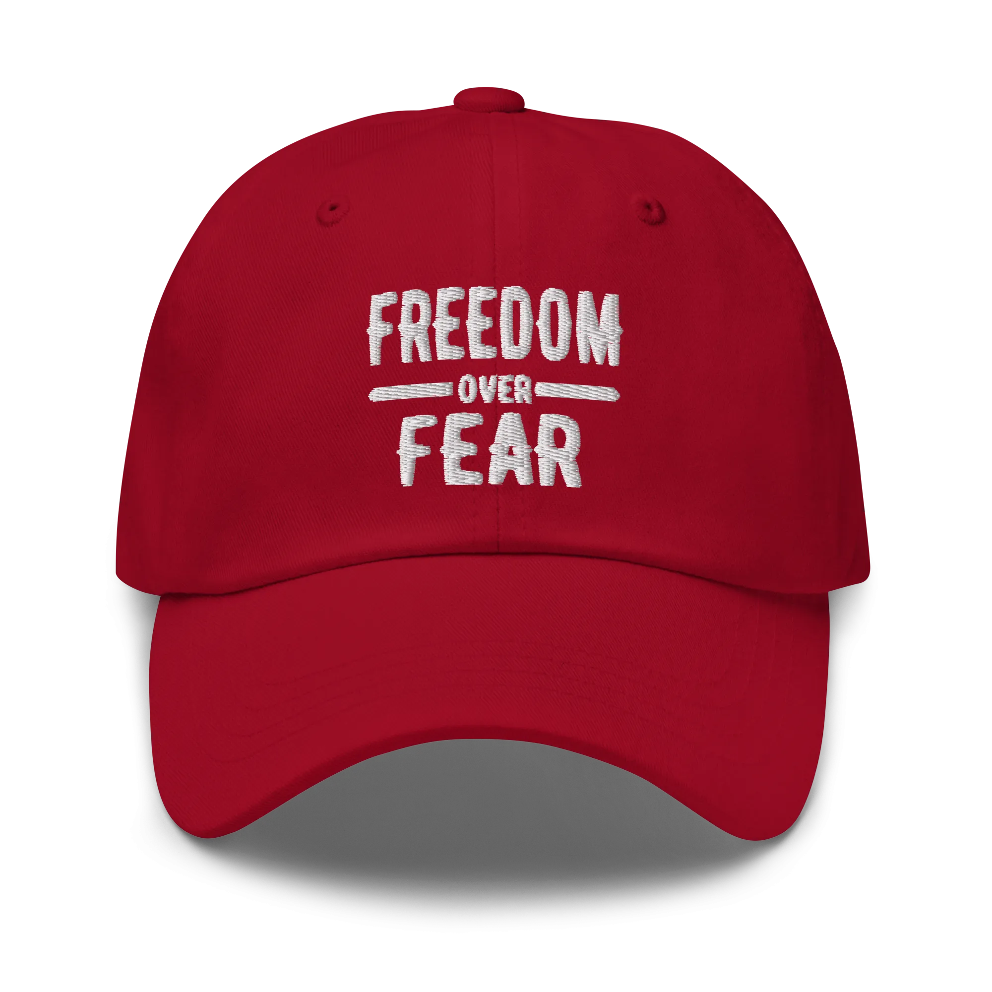 Freedom over Fear Dad hat
