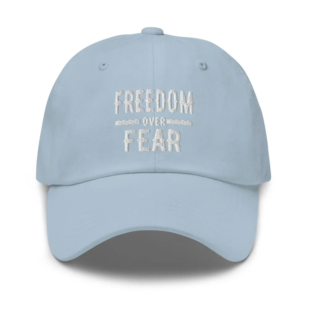 Freedom over Fear Dad hat