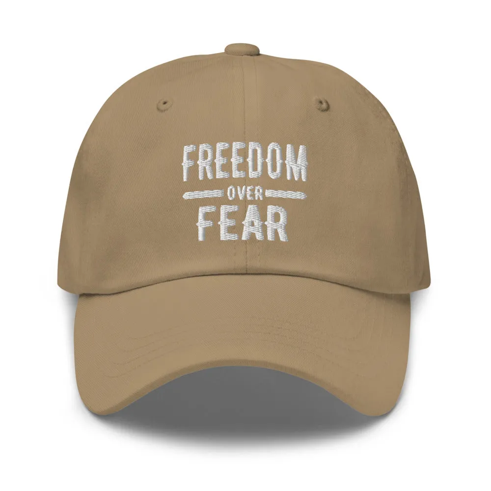 Freedom over Fear Dad hat