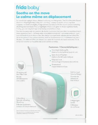 FridaBaby 2-in-1 Portable Sound Machine   Nightlight