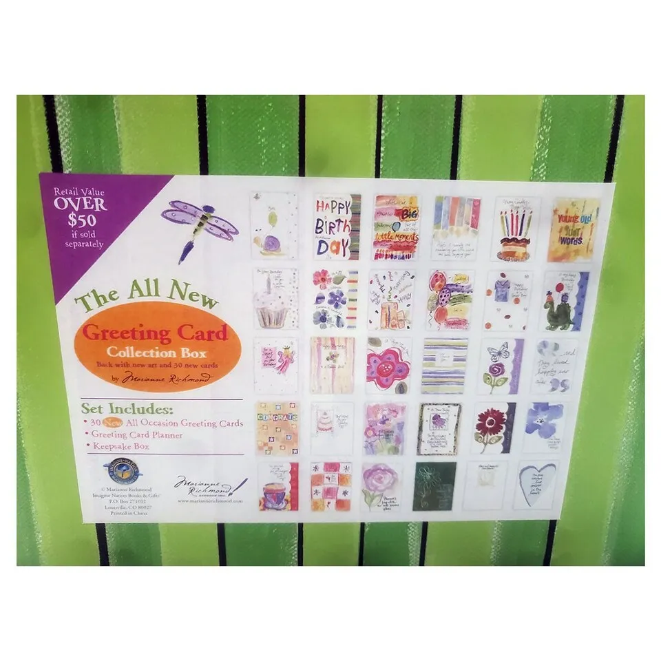 From the Heart 30 Piece Greeting Card Collection Box by Marianne Richmond, Retails $35 