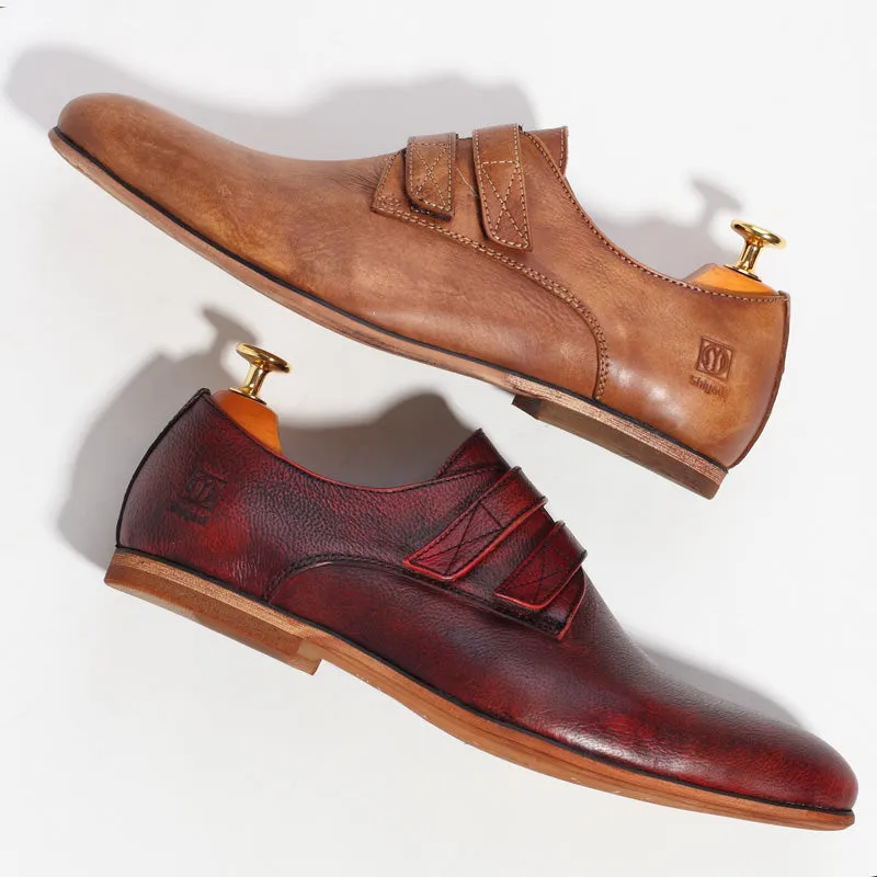 Genuine Leather Handmade Old Vintage Men's Shoes
