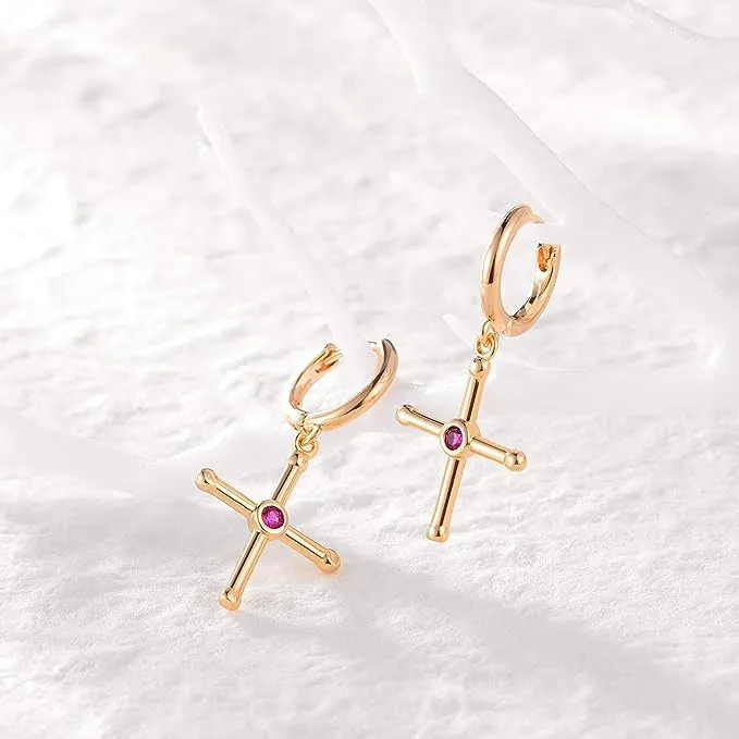 Gold Cuff Earrings Huggie Earrings for Women