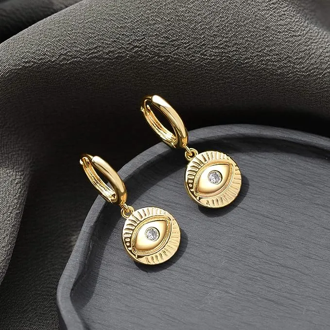 Gold Cuff Earrings Huggie Earrings for Women