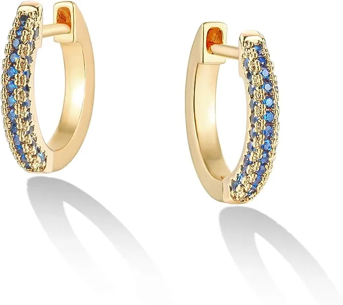 Gold Cuff Earrings Huggie Earrings for Women