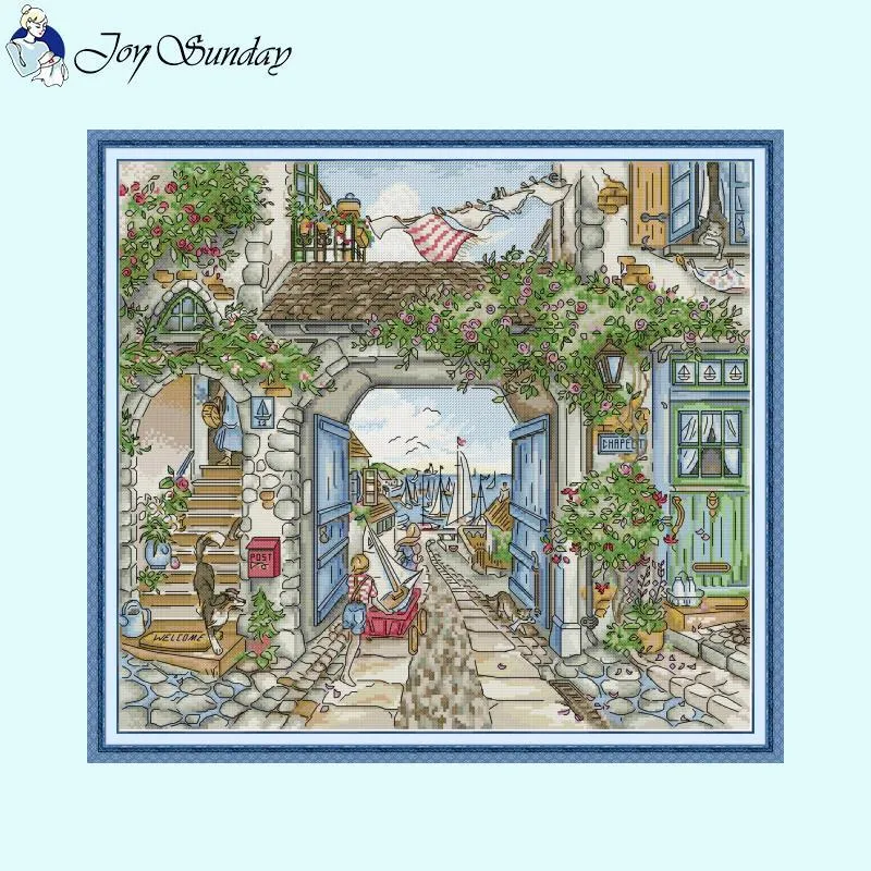 Harbor View Joy Sunday Cross Stitch