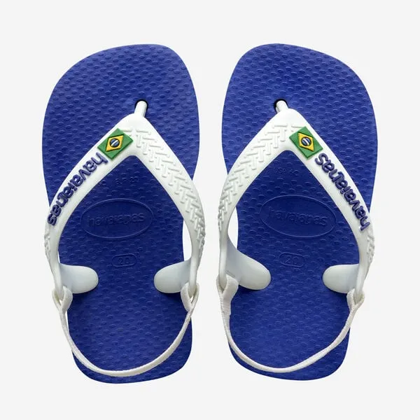 HAV. BABY BRASIL LOGO II MARINE BLUE