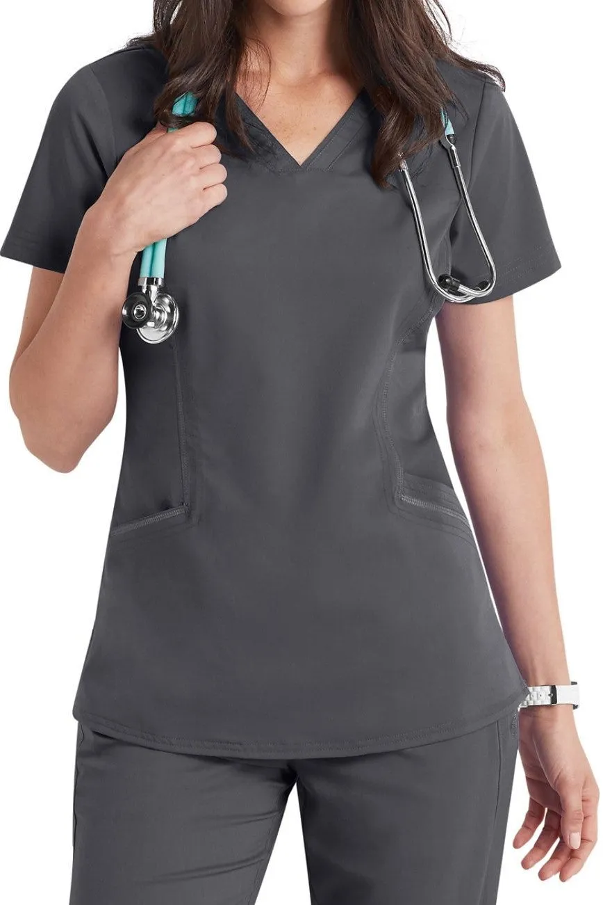 Healing Hands Scrub Top Purple Label Joni 2304