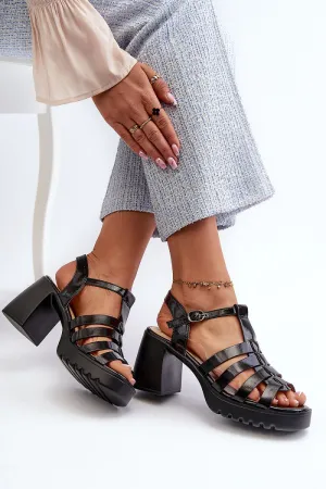 Heel sandals