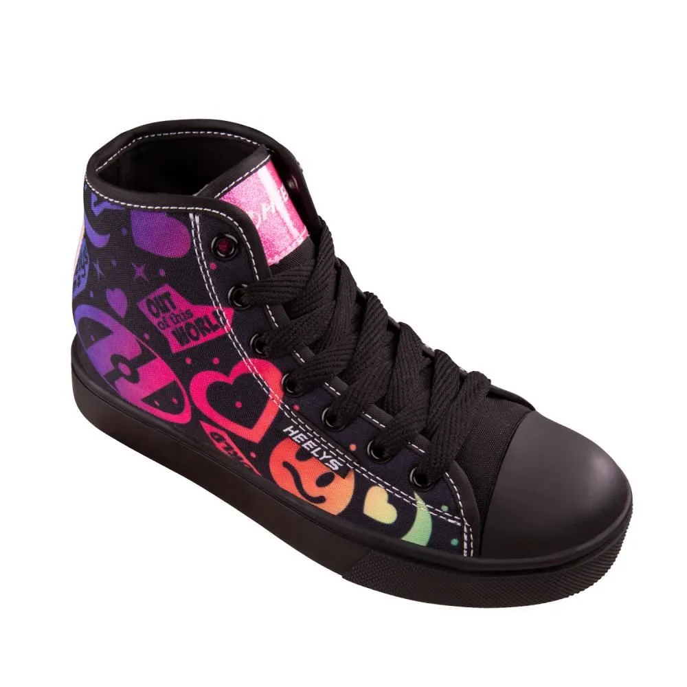 Heelys Veloz Black / Rainbow