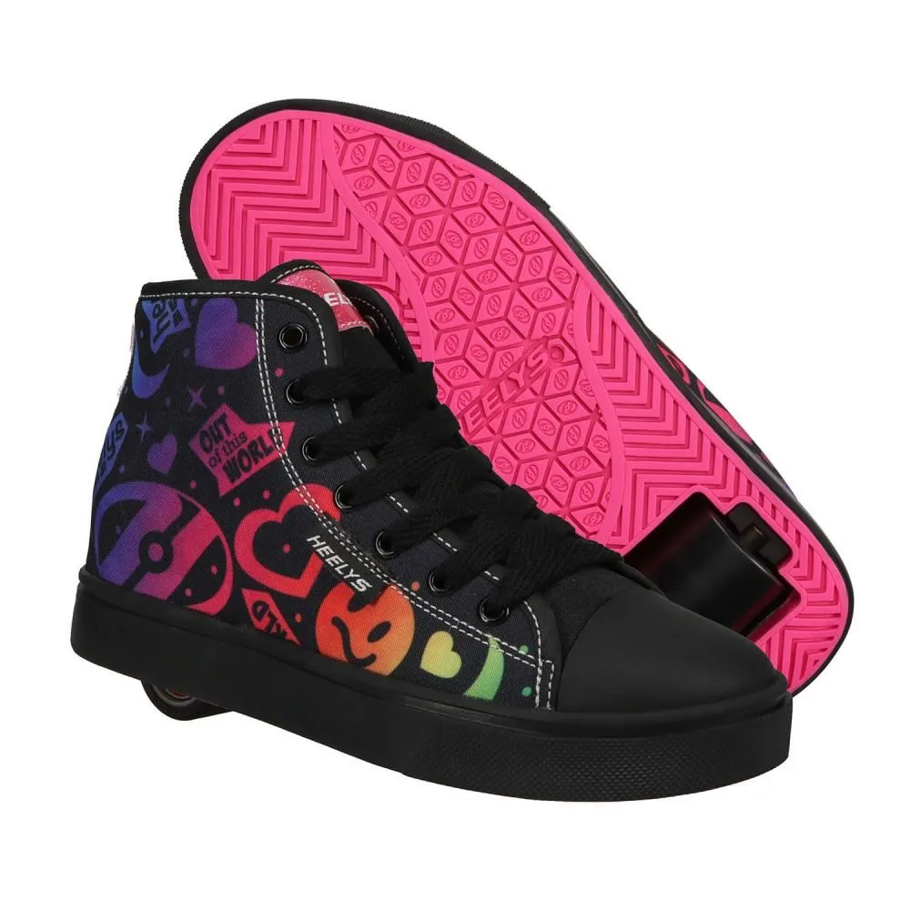 Heelys Veloz Black / Rainbow