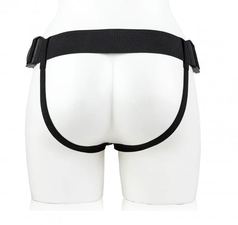 Hollow Strap-on Without Balls 6 Inch - Black
