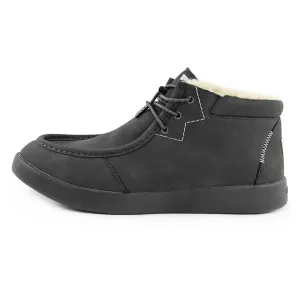 Hoogah Woolie Dark Grey Leather