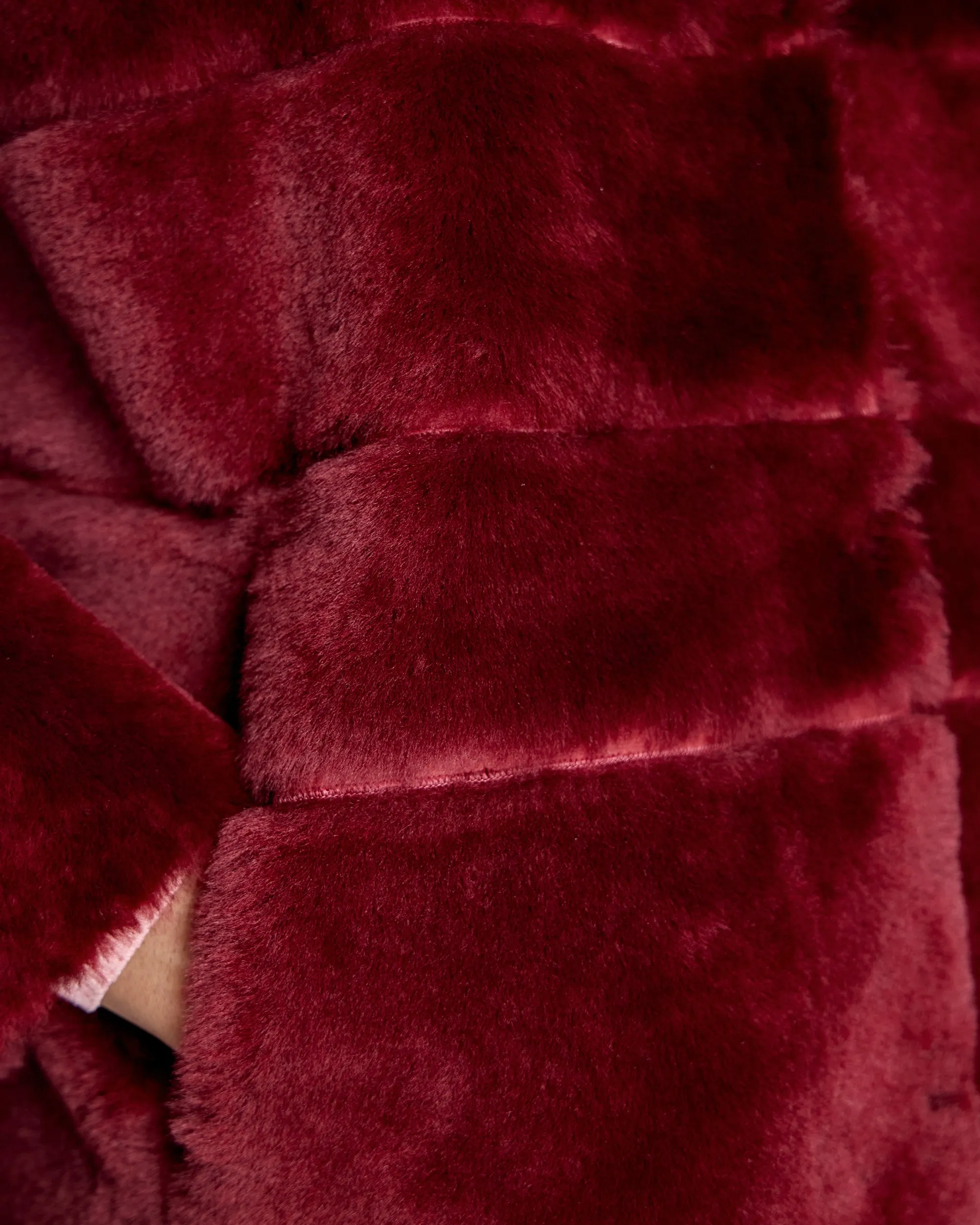 Horizontal Shearling Jacket