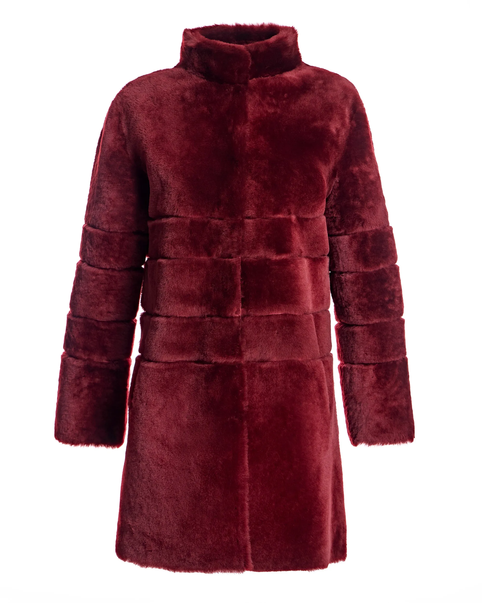 Horizontal Shearling Jacket