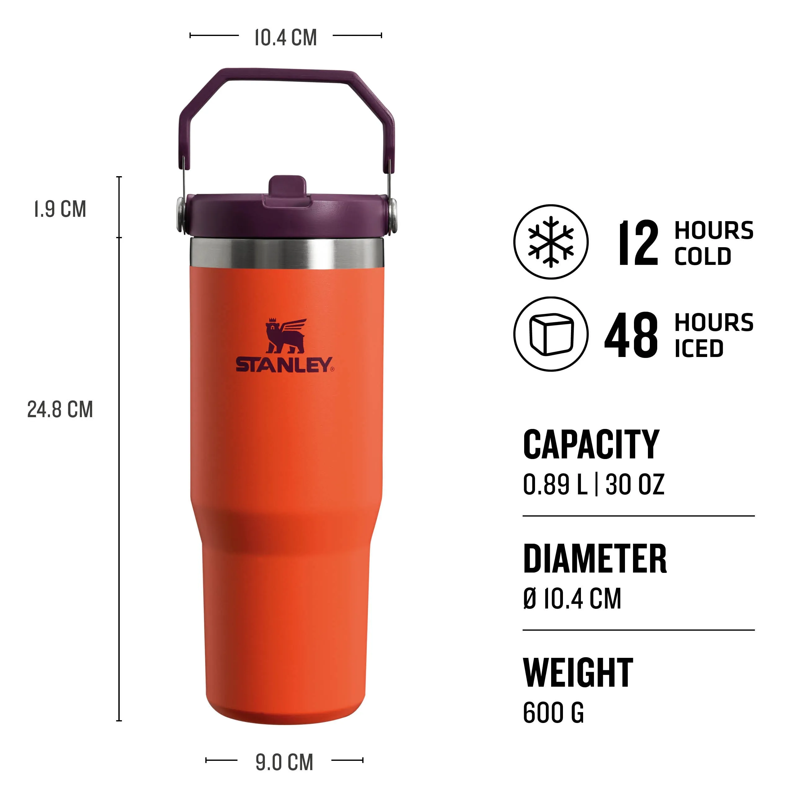 IceFlow™ Flip Straw Tumbler | 0.89L - Stanley Create