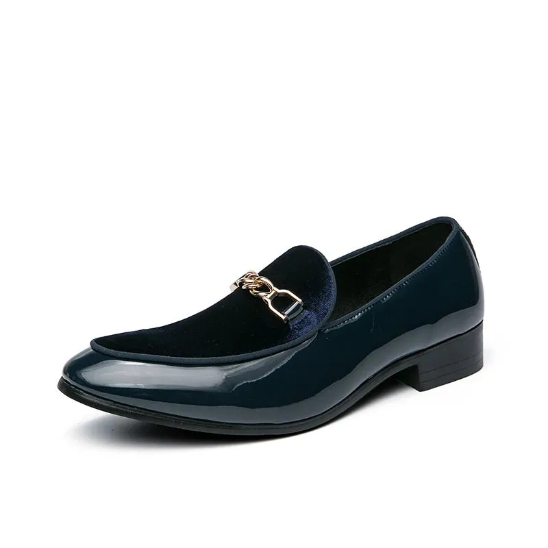 il lusso C - Italian style patent leather loafers for men