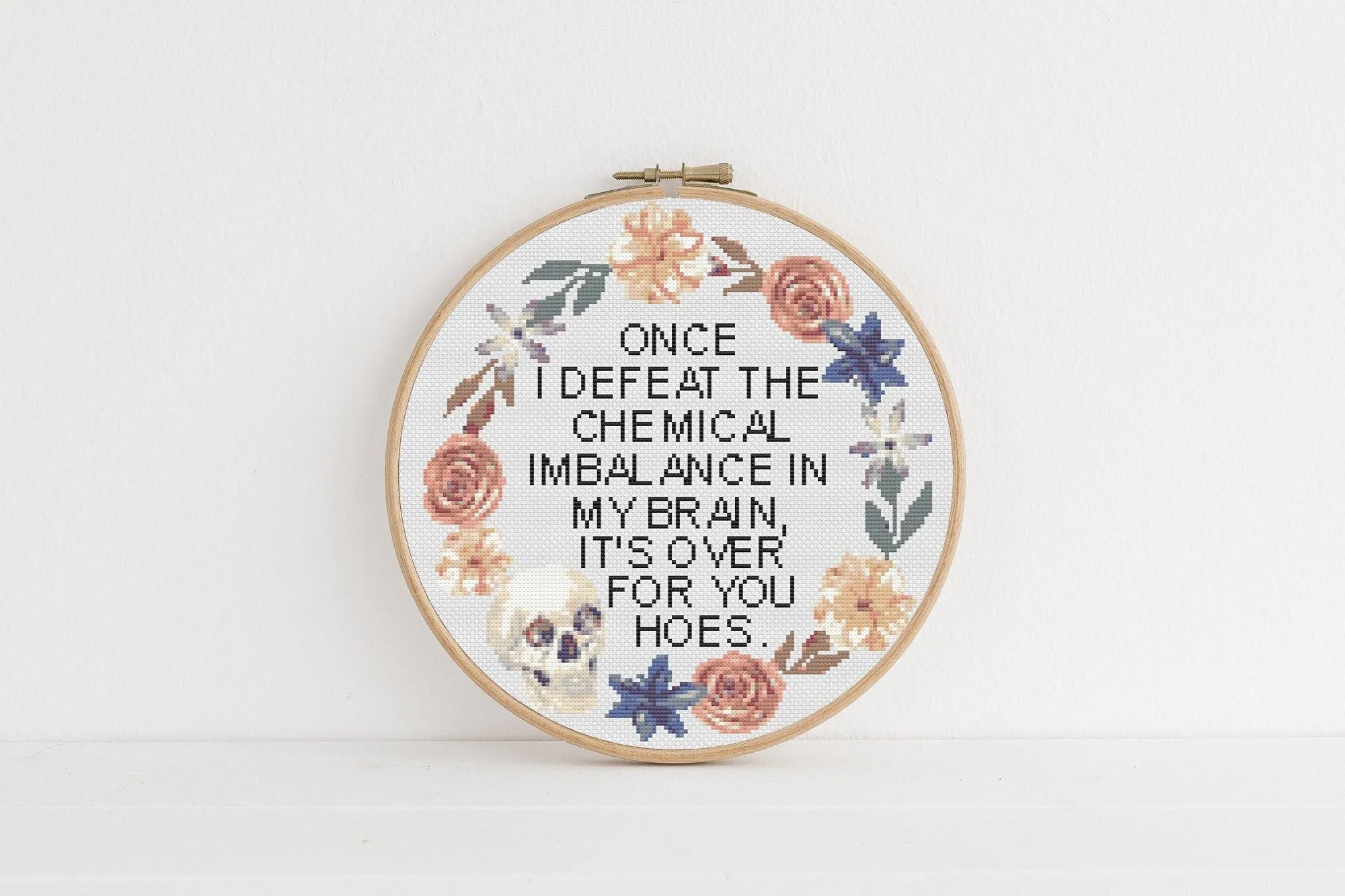 Imbalance Cross Stitch Pattern #1649