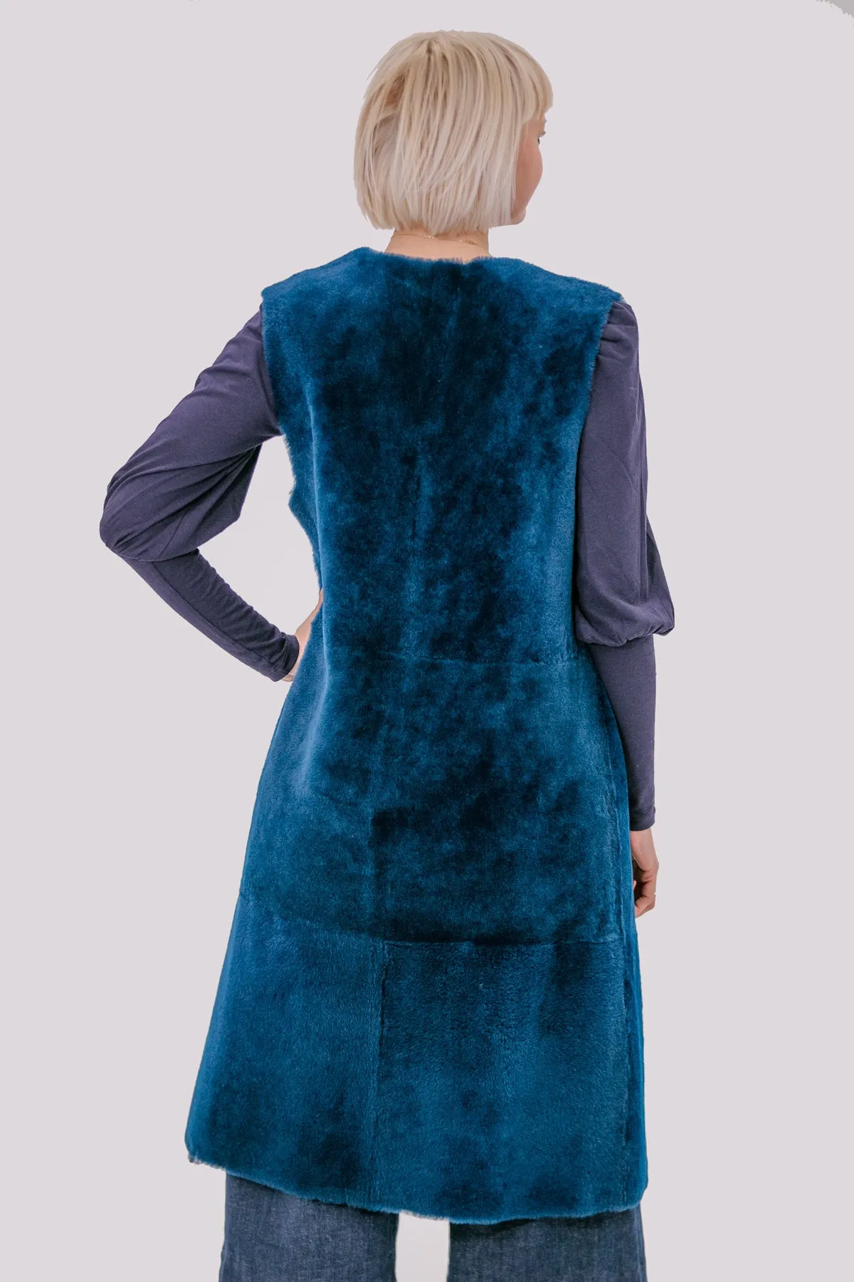 India Shearling Waistcoat